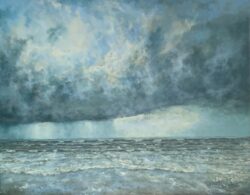 “Bergen aan Zee” (2023) – olieverf op linnen, 30 x 40 cm
